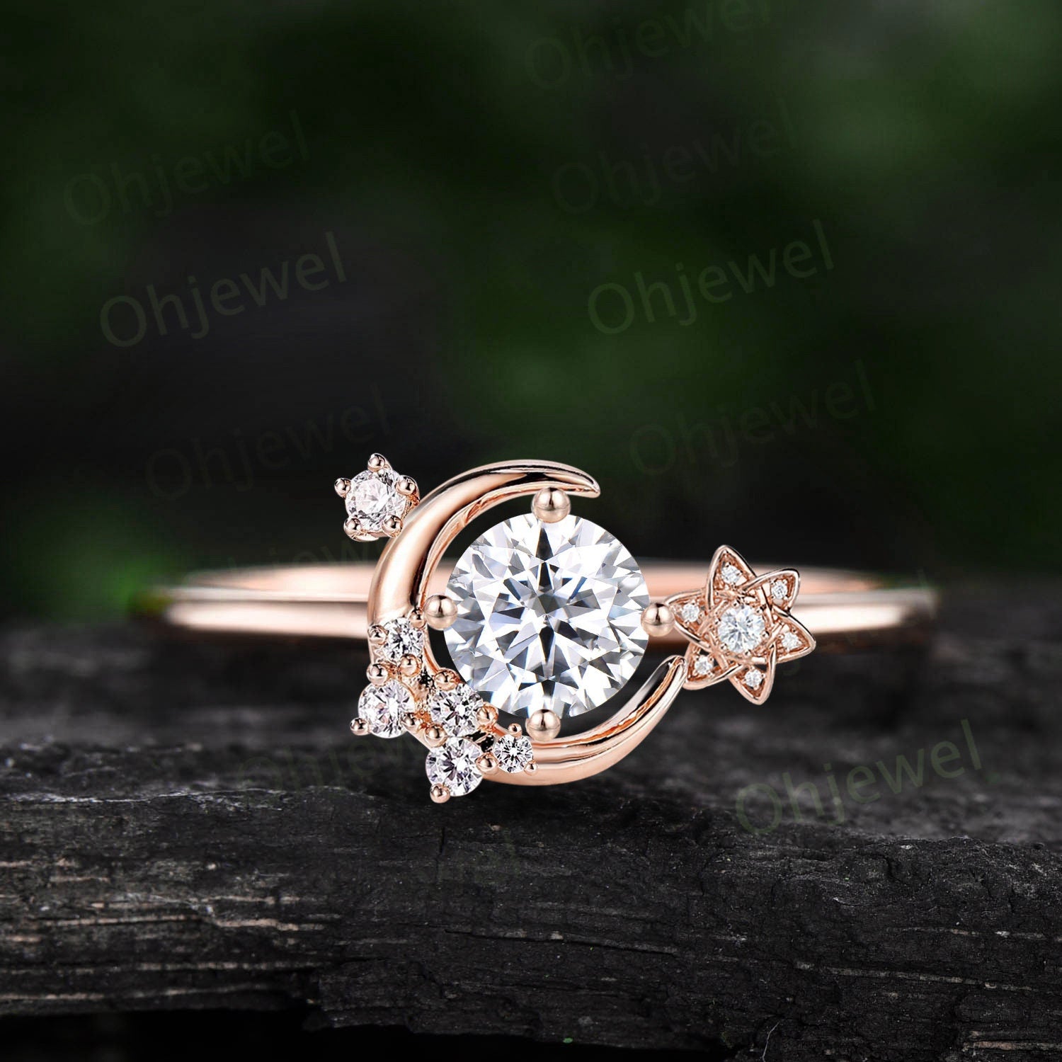 The Alexandria Vintage Rose Gold Engagement Ring – Modern Gents