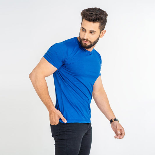 Basic Royal Blue Full Sleeve T-shirt – Reverb Universe