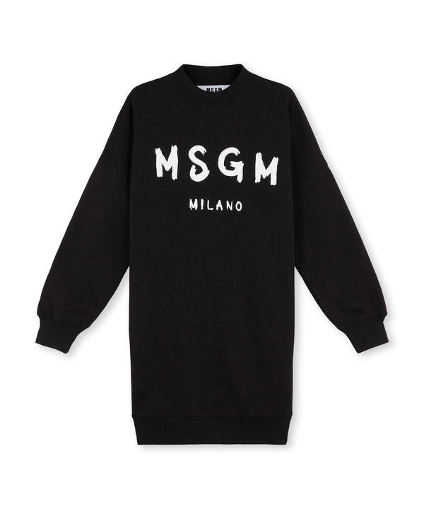 MSGM 원피스 Cotton dress with brushed logo