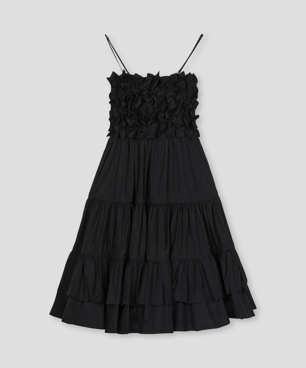 MSGM 원피스 Taffeta dress with ruffles