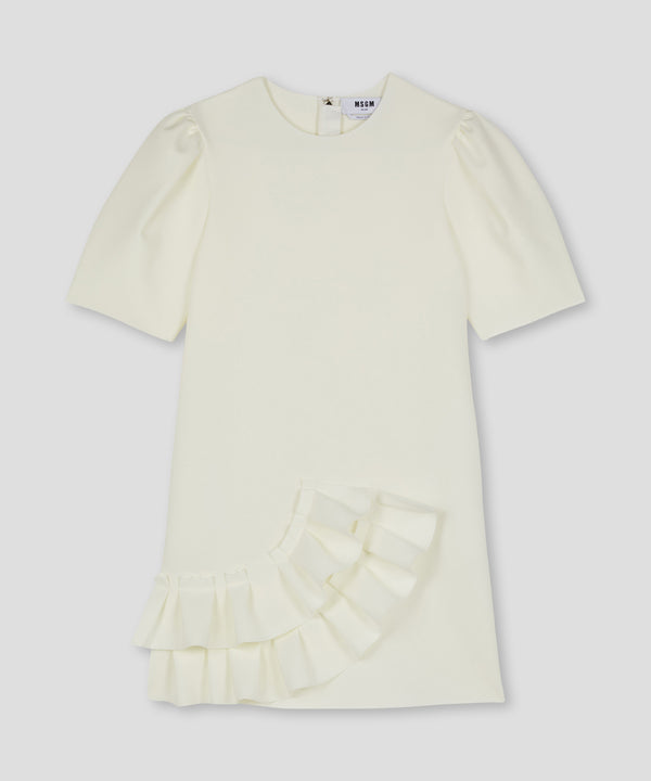 MSGM 원피스 Mini crepe dress with ruffles