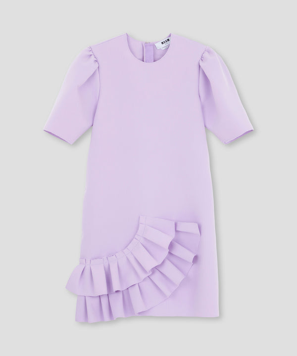 MSGM 원피스 Mini crepe dress with ruffles