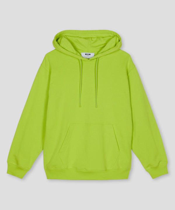 MSGM 후드티 Solid color hooded sweatshirt