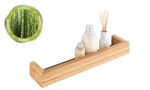 Półka łazienkowa EMAKO 60 cm, x bambusowa, BAMBUSA, x – 9 5 WENKO