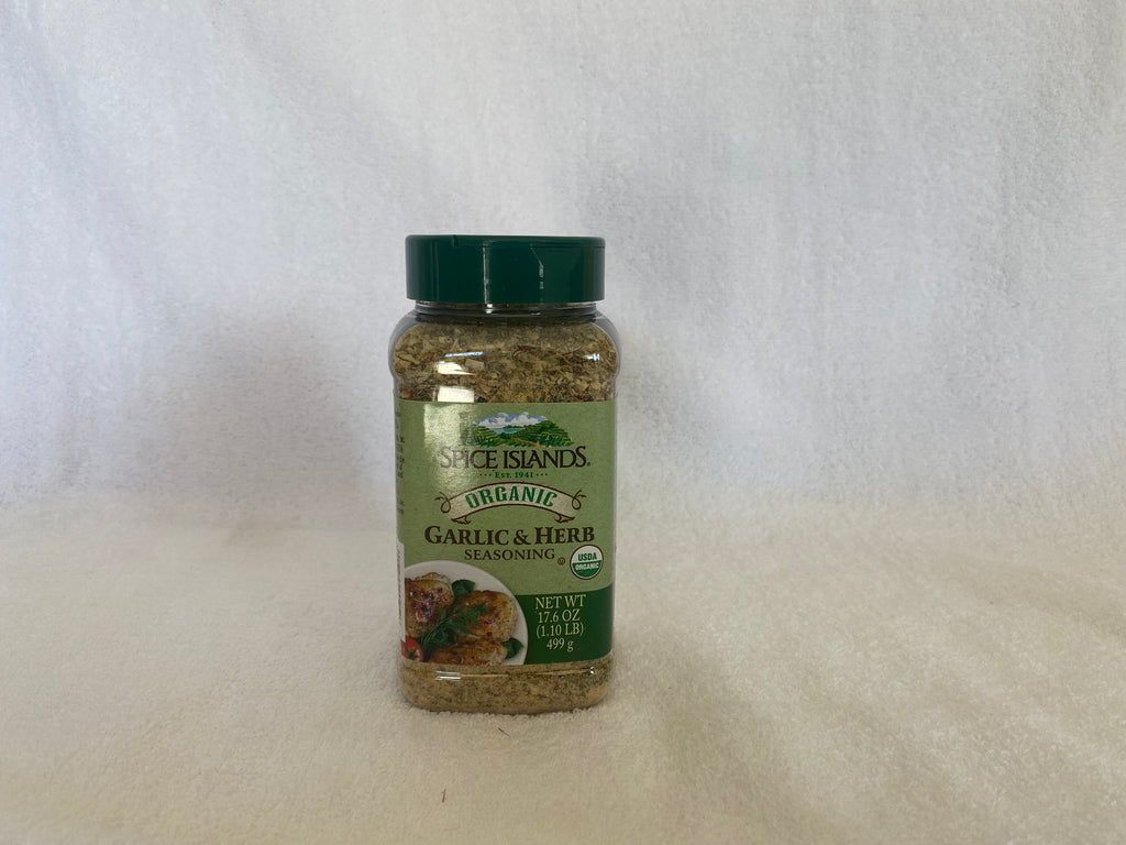 Spice Islands Organic Garlic & Herb Seasoning, 17.6 Ounce