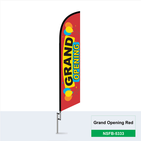 Grand Opening (Red) - Feather Flag