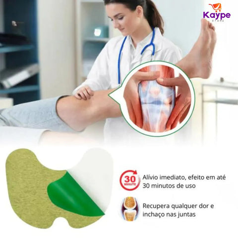 AlivioTox Original – Adesivo Anti-inflamatório para Joelho Sem Analgésico