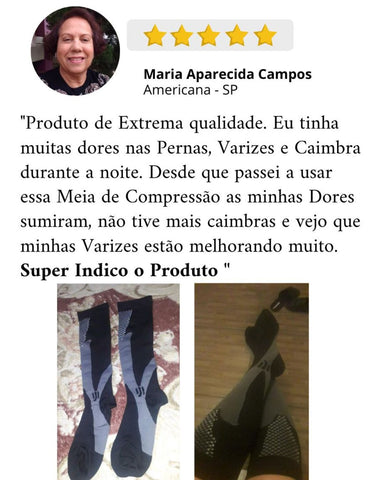 Meia de Compressão Original com Tecnologia UnclogVein (Elite Premium Venosan)