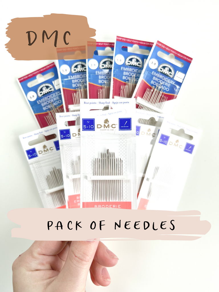 Do you know your needles? Types & sizes of hand embroidery needle  explained! 