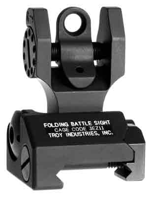 Troy Industries Troy Battlesight Rear Folding - Black Sights Gun/bow