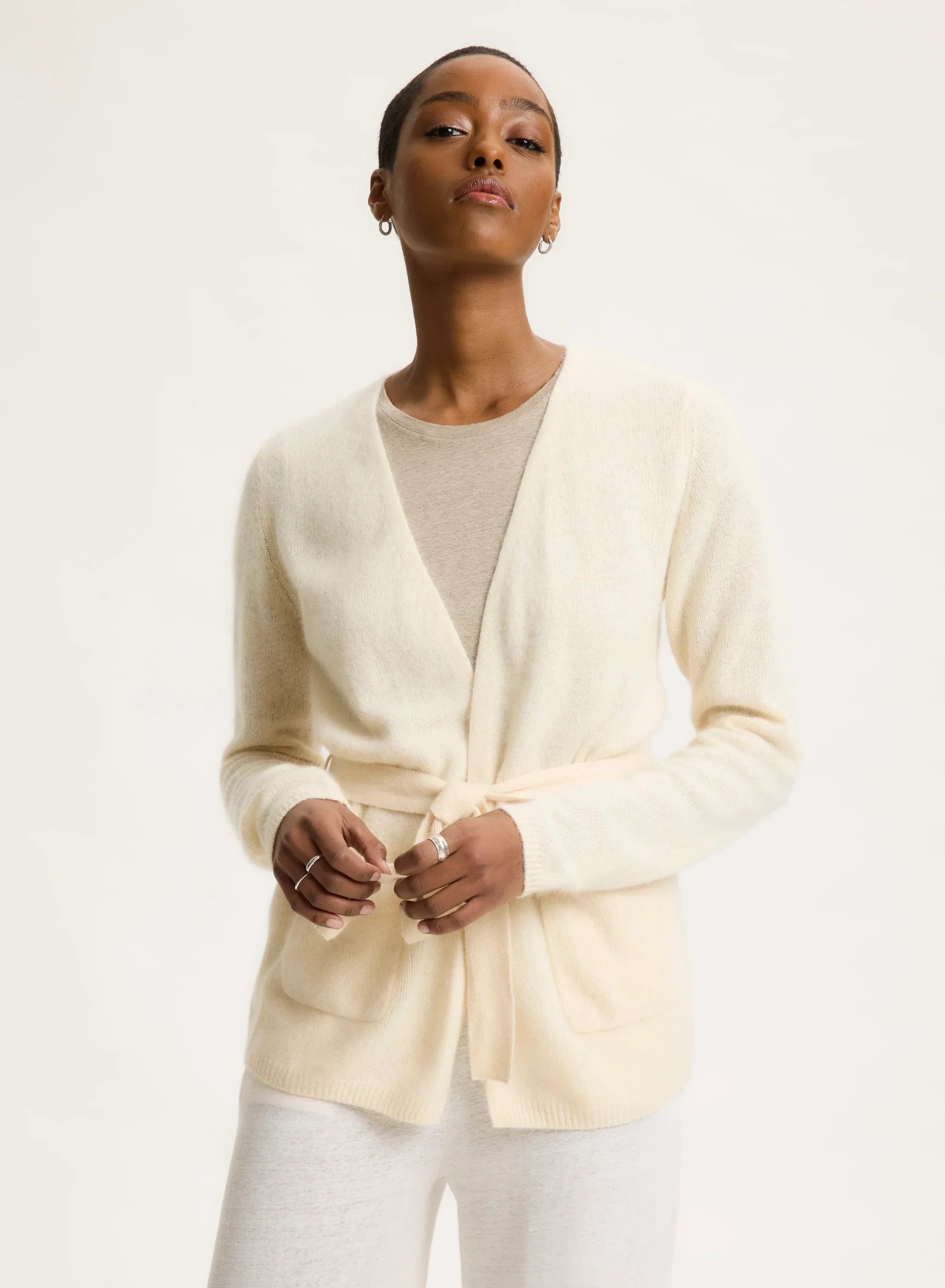 Ultra Soft Tie Cardigan