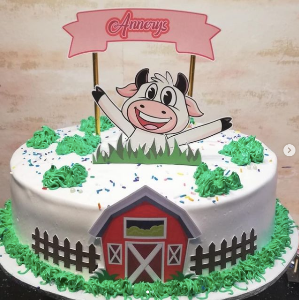 Decoración para tarta Vaca Lola – Cake Toppers MJ