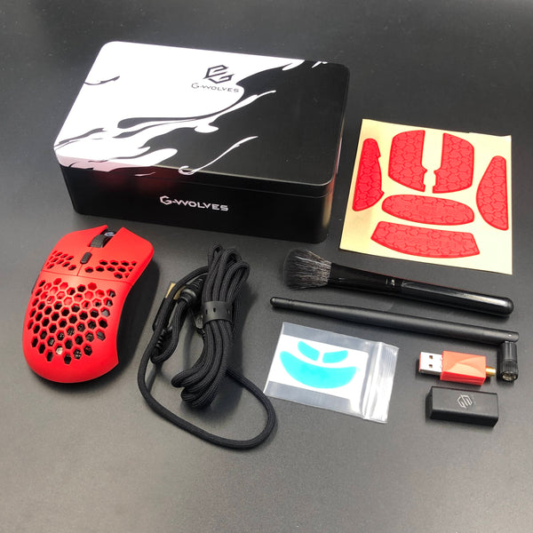 G-Wolves Hati S Wireless Gaming Mouse - Red – iTakTech