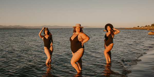 3 Girls Pose in a My Maria One Piece Bikini