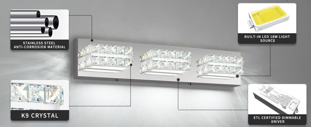 Crystal Dimmable LED