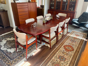 Eric Buch/Skovby Scandinavian Modern Rosewood Dining Set - Magpie Reclamations