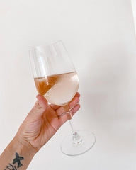 Glass of Organic Bio-dynamic Pinot Grigio Wine