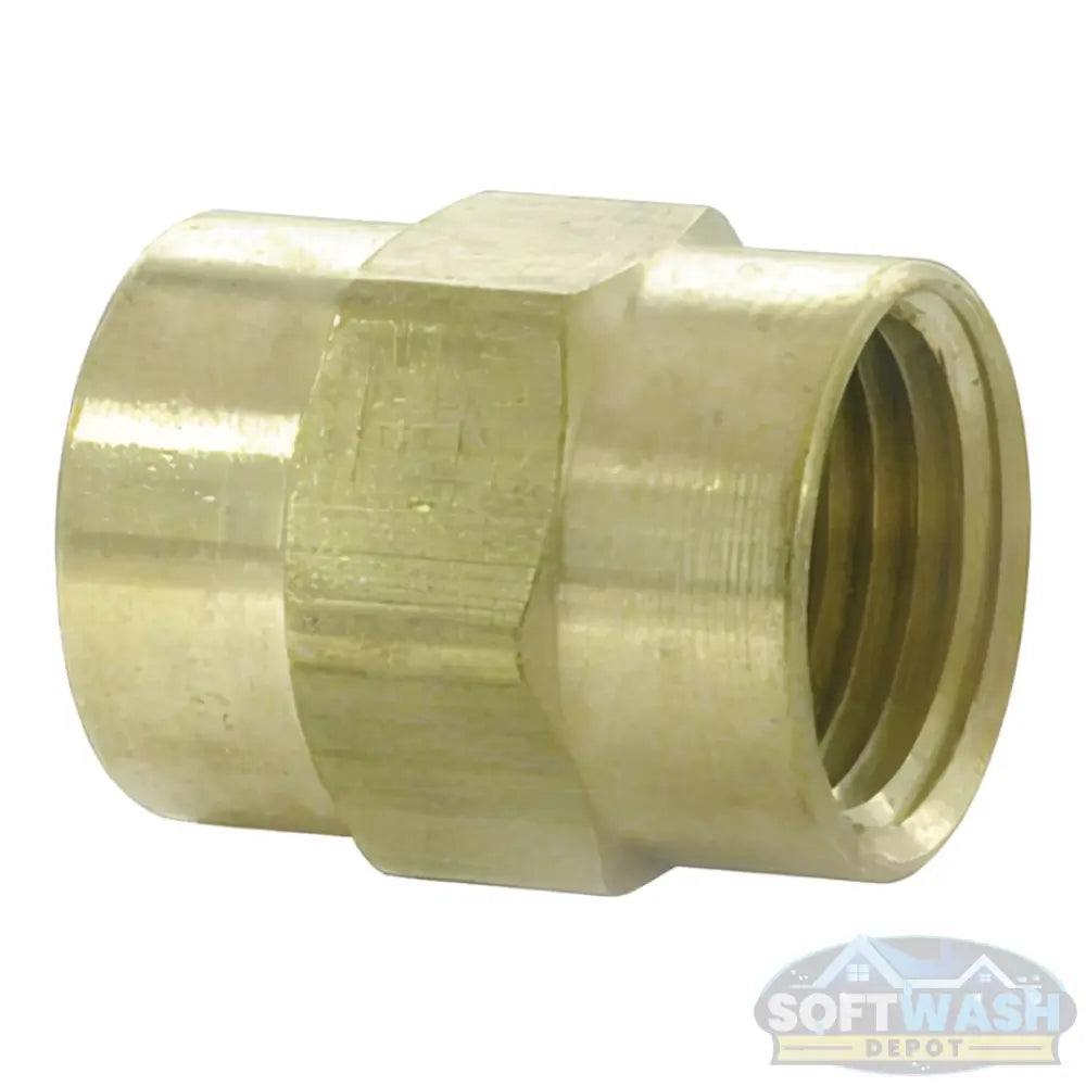 Brass Coupling (FPT x FPT) 1,000 PSI