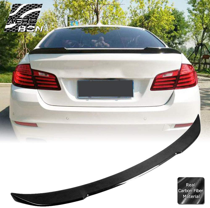 AeroBon Dry Carbon Fiber Rear Trunk Spoiler Wing Compatible with