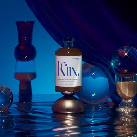 Kin Euphorics Dream Light non-alcoholic functional beverage.