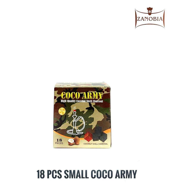 Coco Army 72 Pcs Coconut Charcoal Coco/Army/72B/10C/Char – Hookah Time