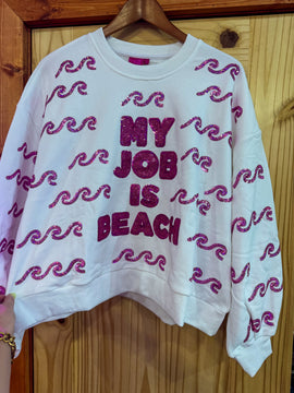 Sparkle Job is Beach Sweatshirt