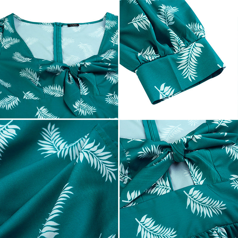 Puff sleeves, printed women's tops, blouses SKUI35005