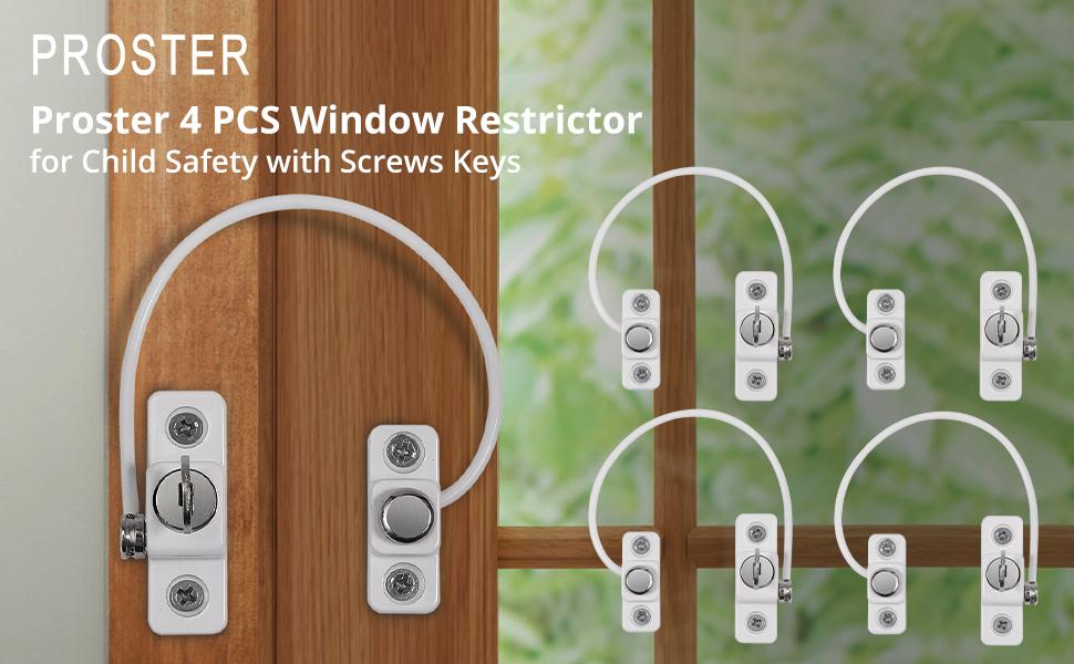 Proster UPVC Window Cable Restrictor Lock