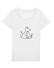 Lade das Bild in den Galerie-Viewer, Hund &amp; Katze Profil  - Damenshirt
