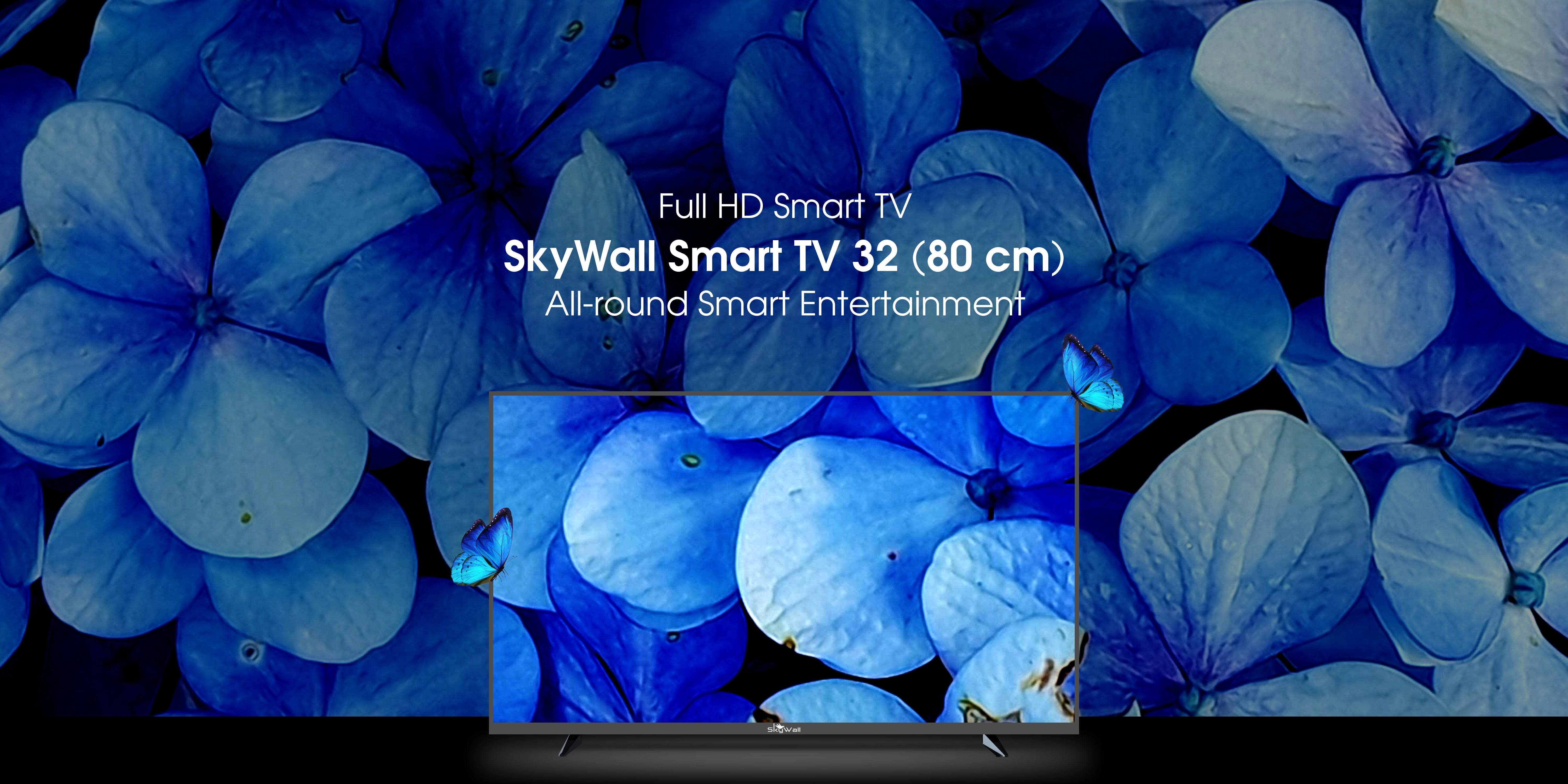 SkyWall 32SWRR Pro 80 cm (32 inches) Full HD Smart Android LED TV 