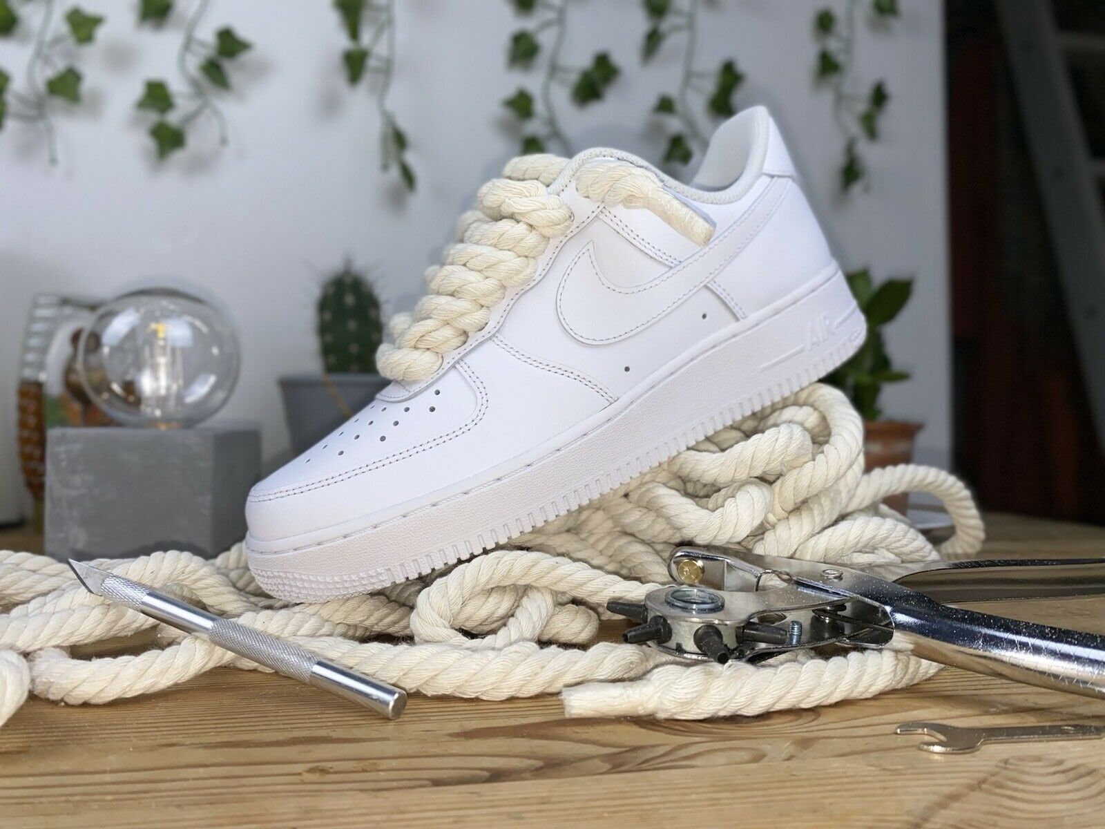 air force 1 chunky laces