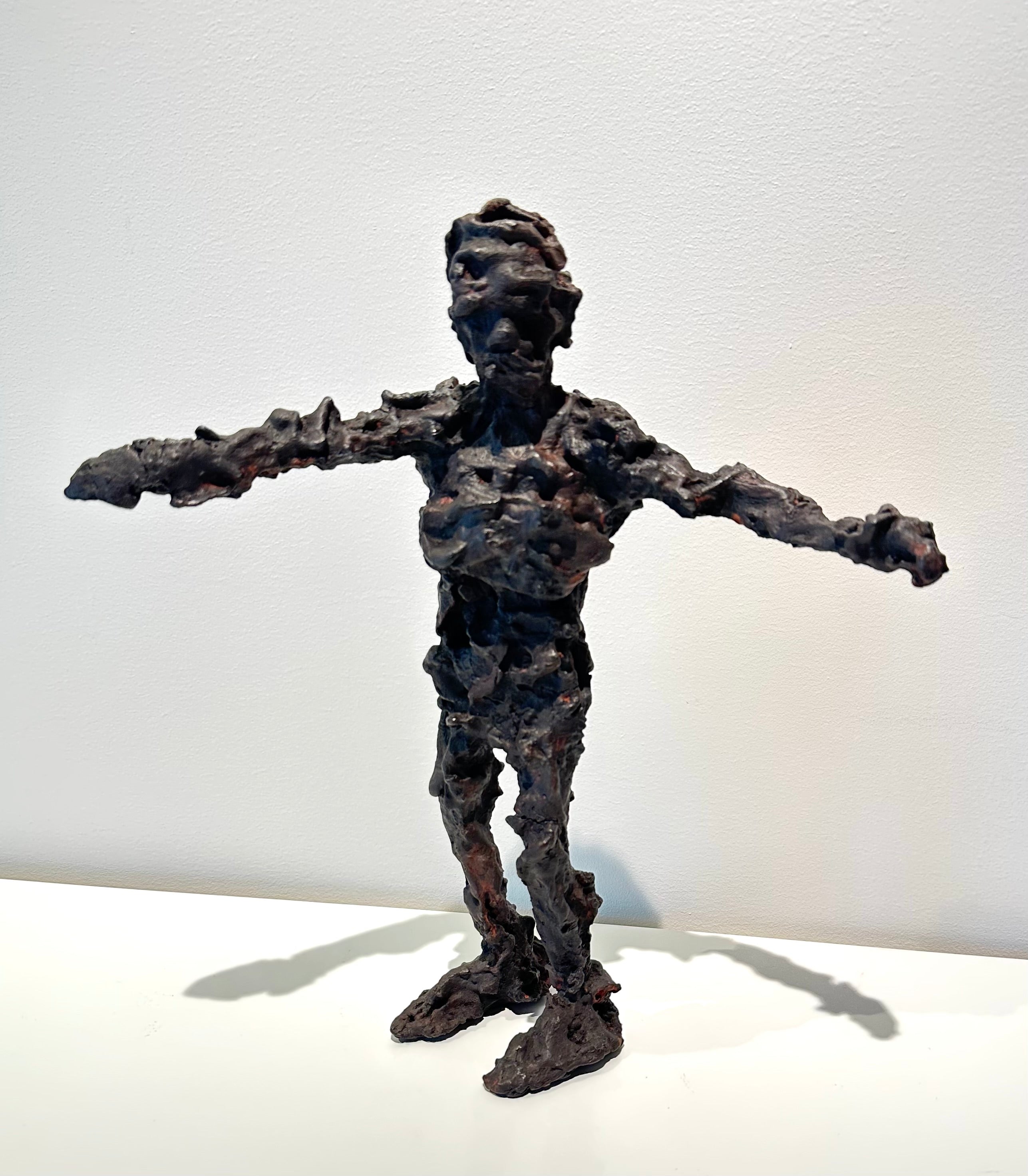 Man 19xx bronze sculpture 13.5 x 12 x 4.5 in. edition 1/10