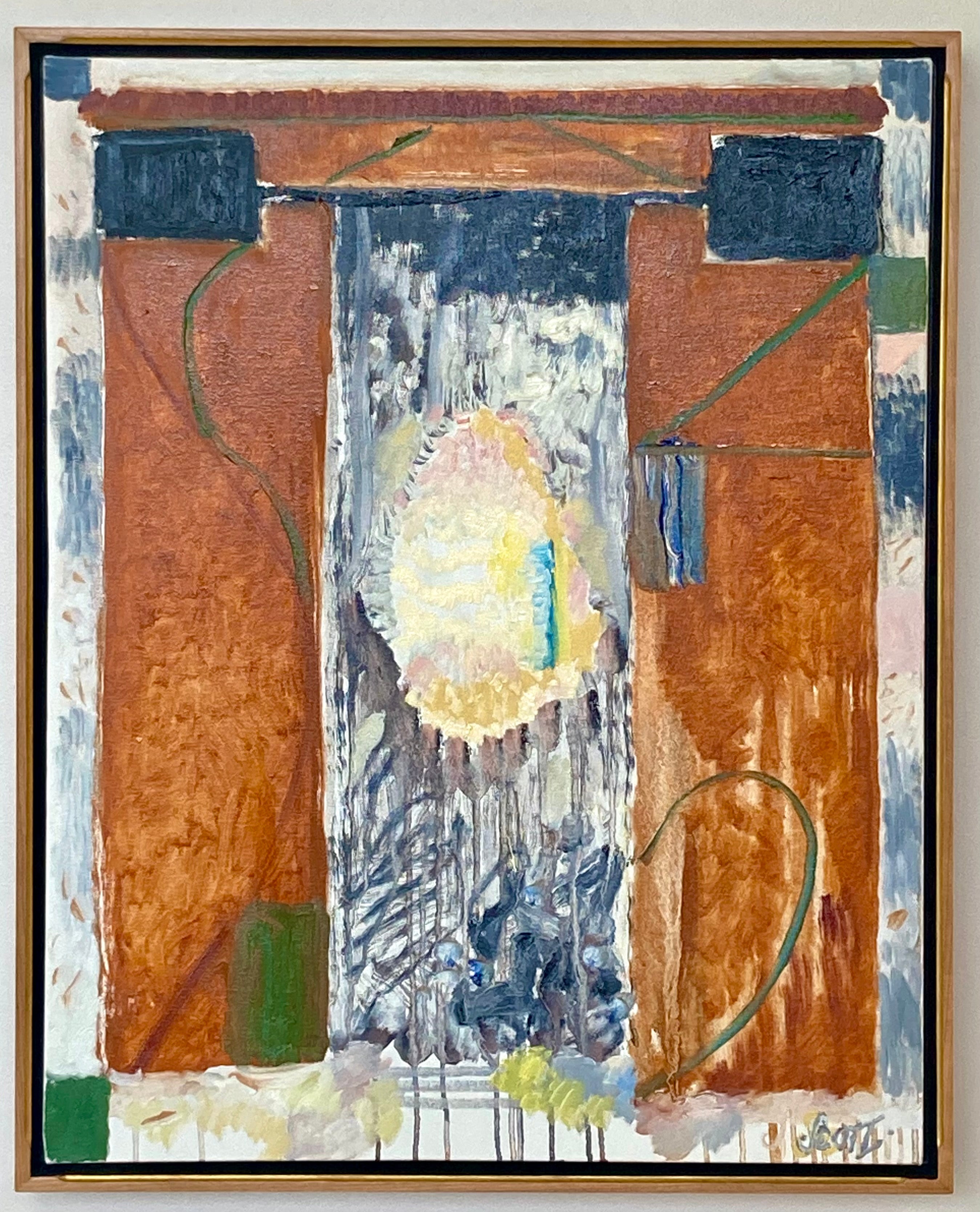 Sam Scott, 'Mind Mirror IV' 2022 30 x 24 inches, Oil on canvas