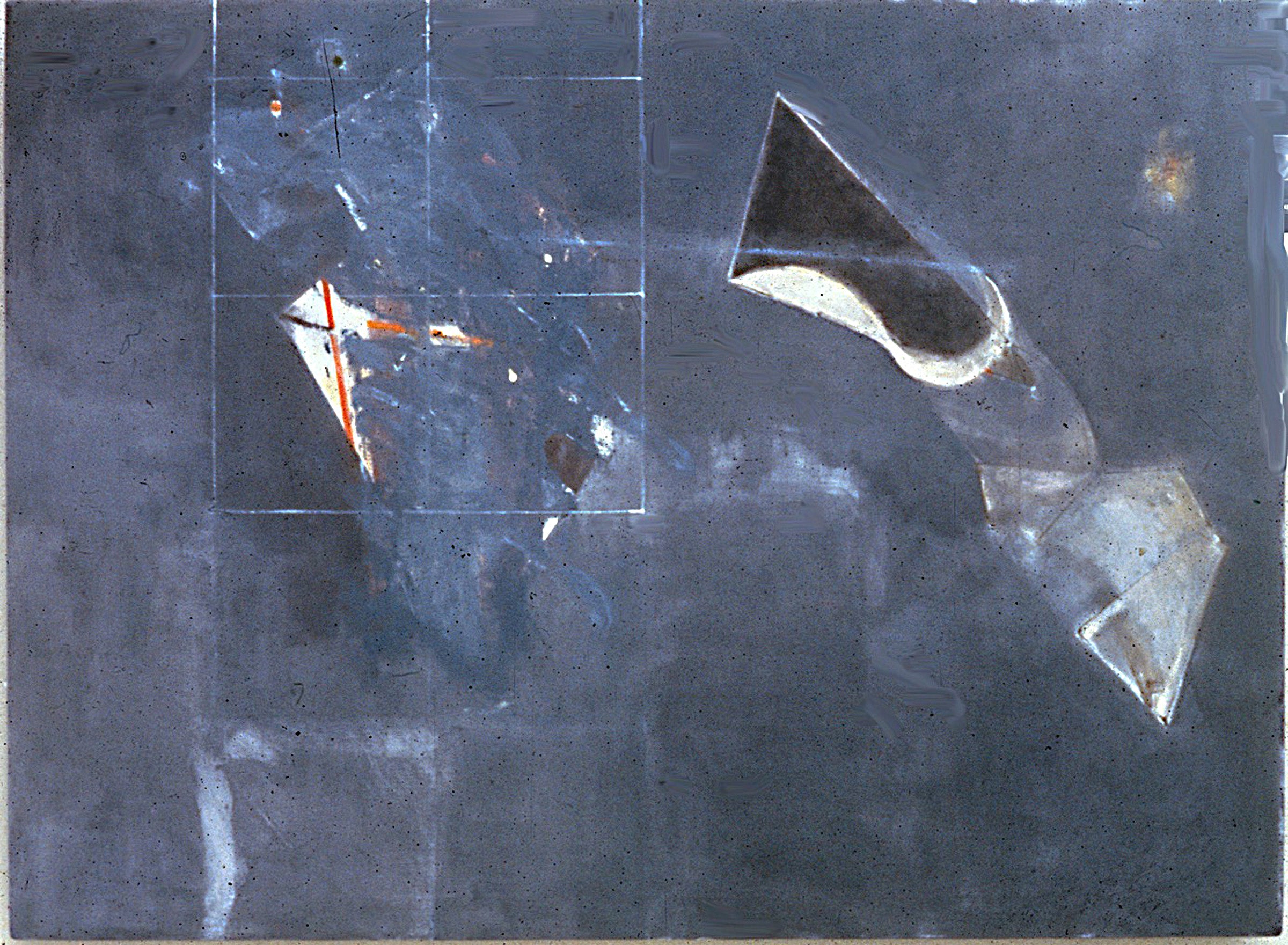 Eugene Newmann, Neighboring Constellations, oil on canvas