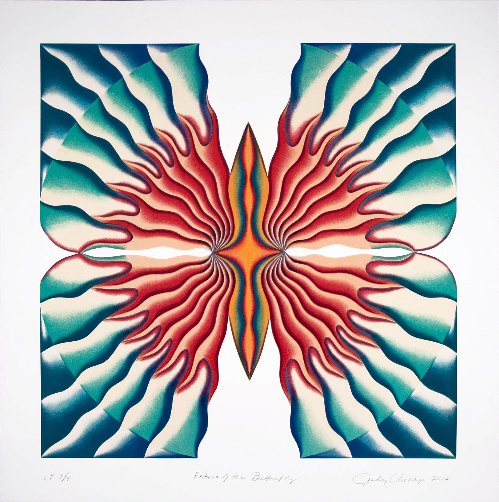 Judy Chicago, The Return of the Butterfly, lithograph