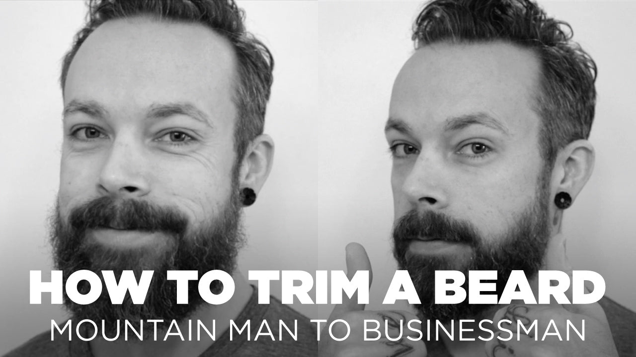 How Trim Mountain Man to Businessman Beard