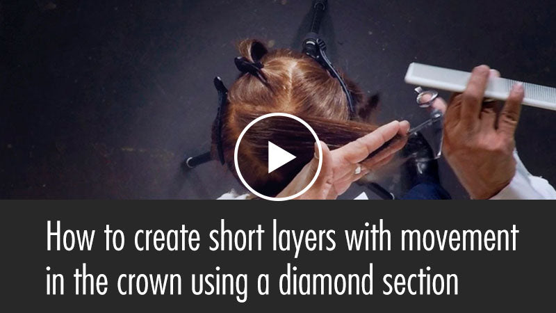 How To Create Shorter Layers with Movement in the Crown Using a Diamond Section