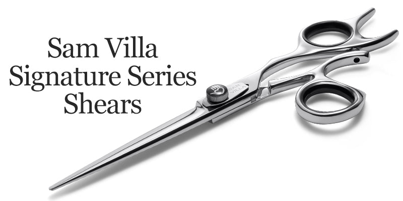 Sam Villa 6436 Signature Series Wet Cutting Shear Scissors, 6.25 inch