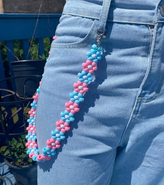 Rainbow Flower Belt Chain