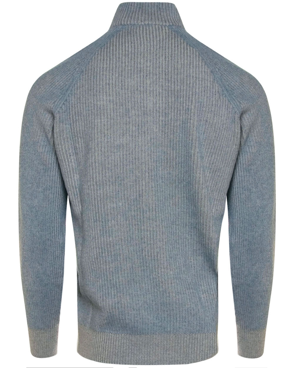 Brunello Cucinelli Light Blue Cashmere Quarter Zip Sweater – Stanley ...