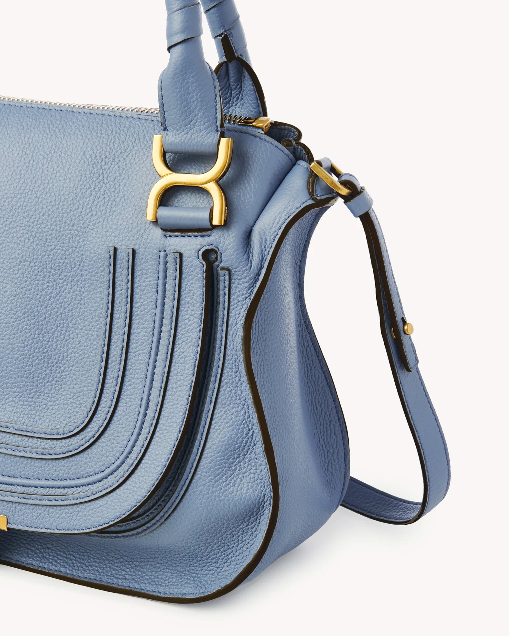 Chloe クロエ marcieダブルキャリーバッグ Shady Cobalt tmgghana.com