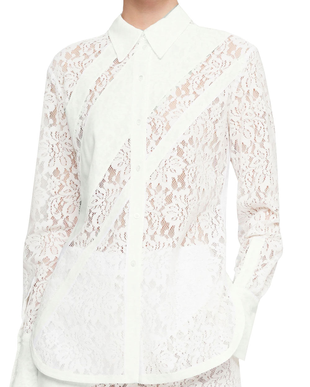 louren slit sleeve lace jaket ジャケット/アウター ノーカラー