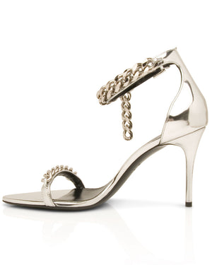 Tom Ford Metallic Chain Sandal in Silver – Stanley Korshak