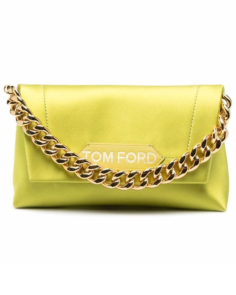 Tom Ford Satin Mini Chain Shoulder Bag in Pistachio – Stanley Korshak