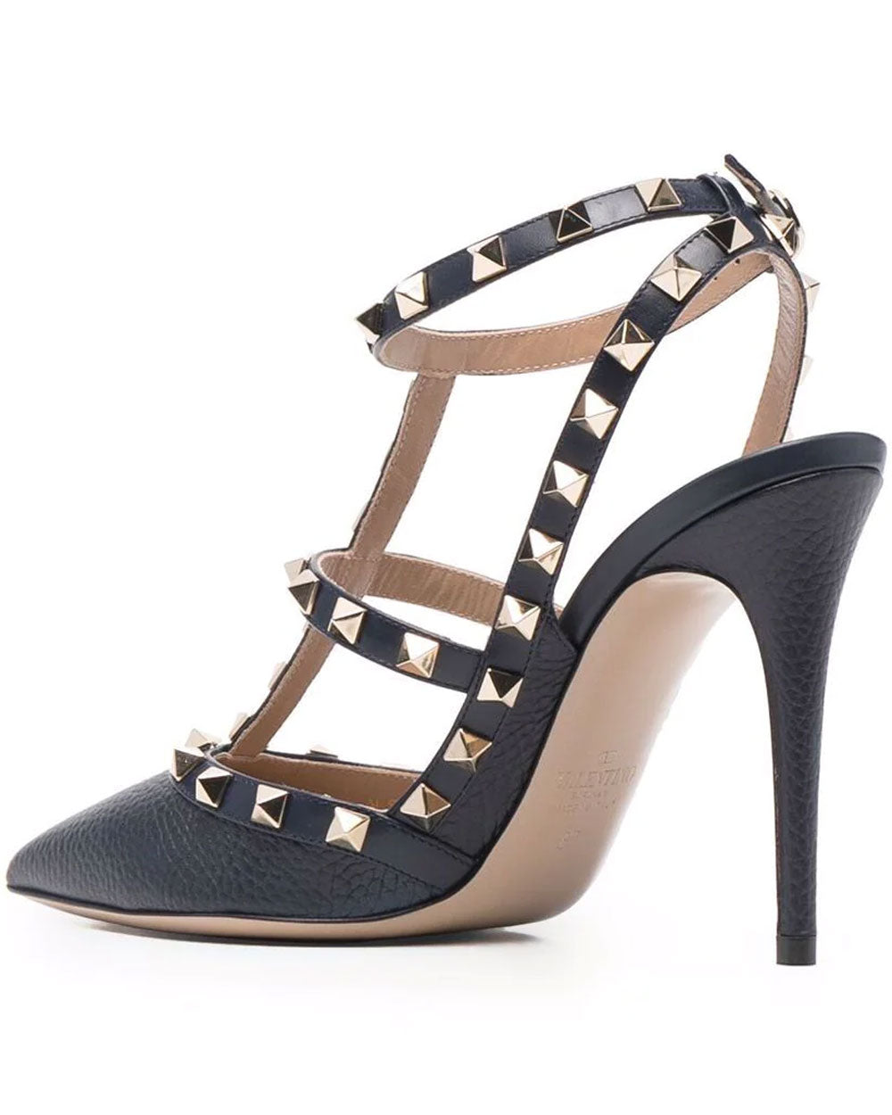 navy rockstud valentino shoes