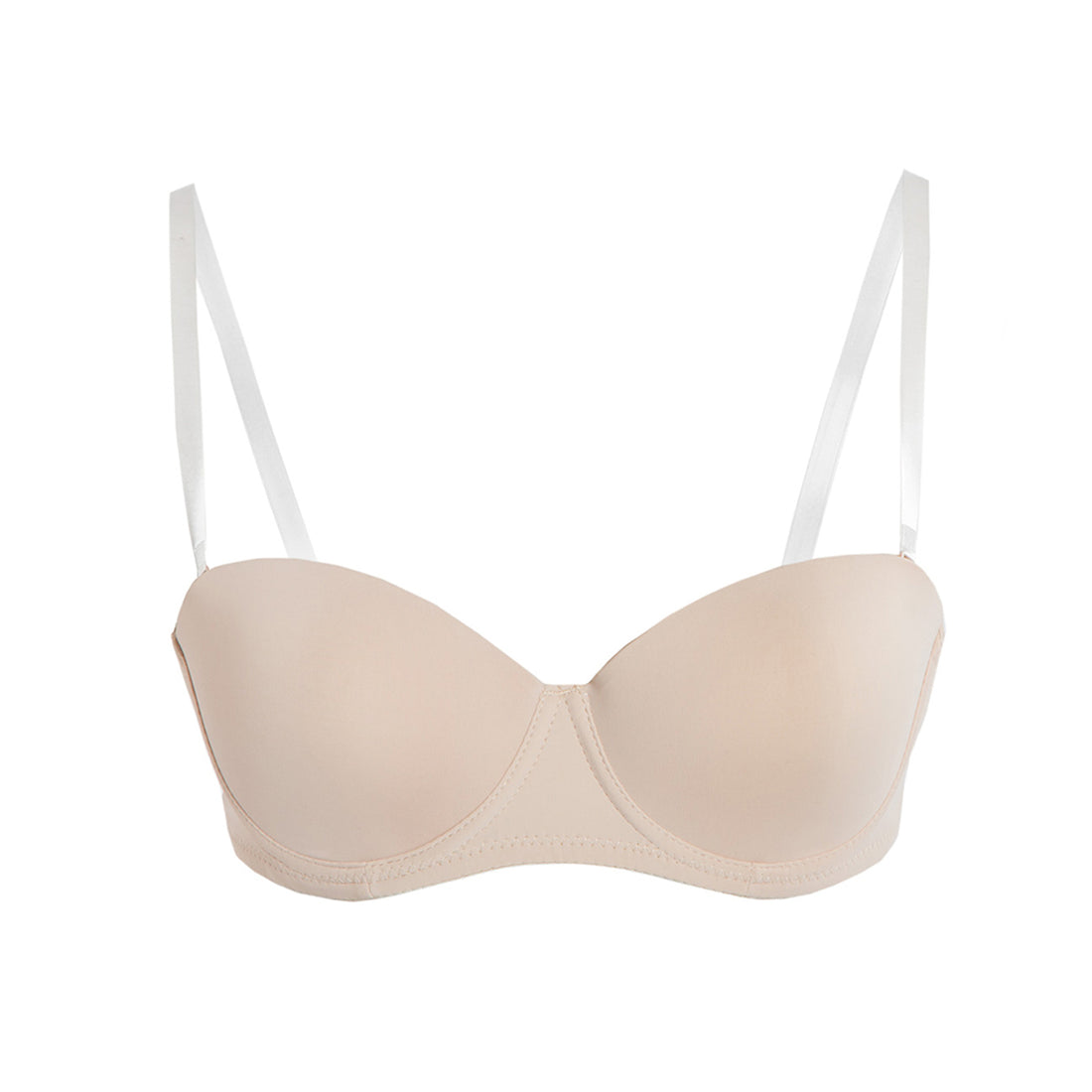 Capezio Ladies Deep Neck Clear Back Bra