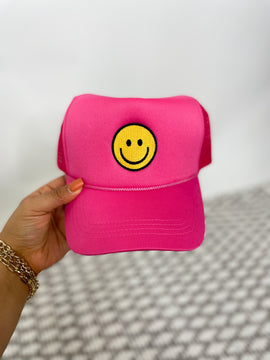 Smiley Trucker Hat