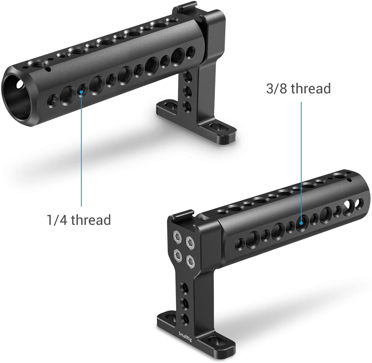 SMALLRIG Camera Top Handle Cheese Handle Grip with Built-in Shoe Mount for Camera Rig, Camera Cage - 1638