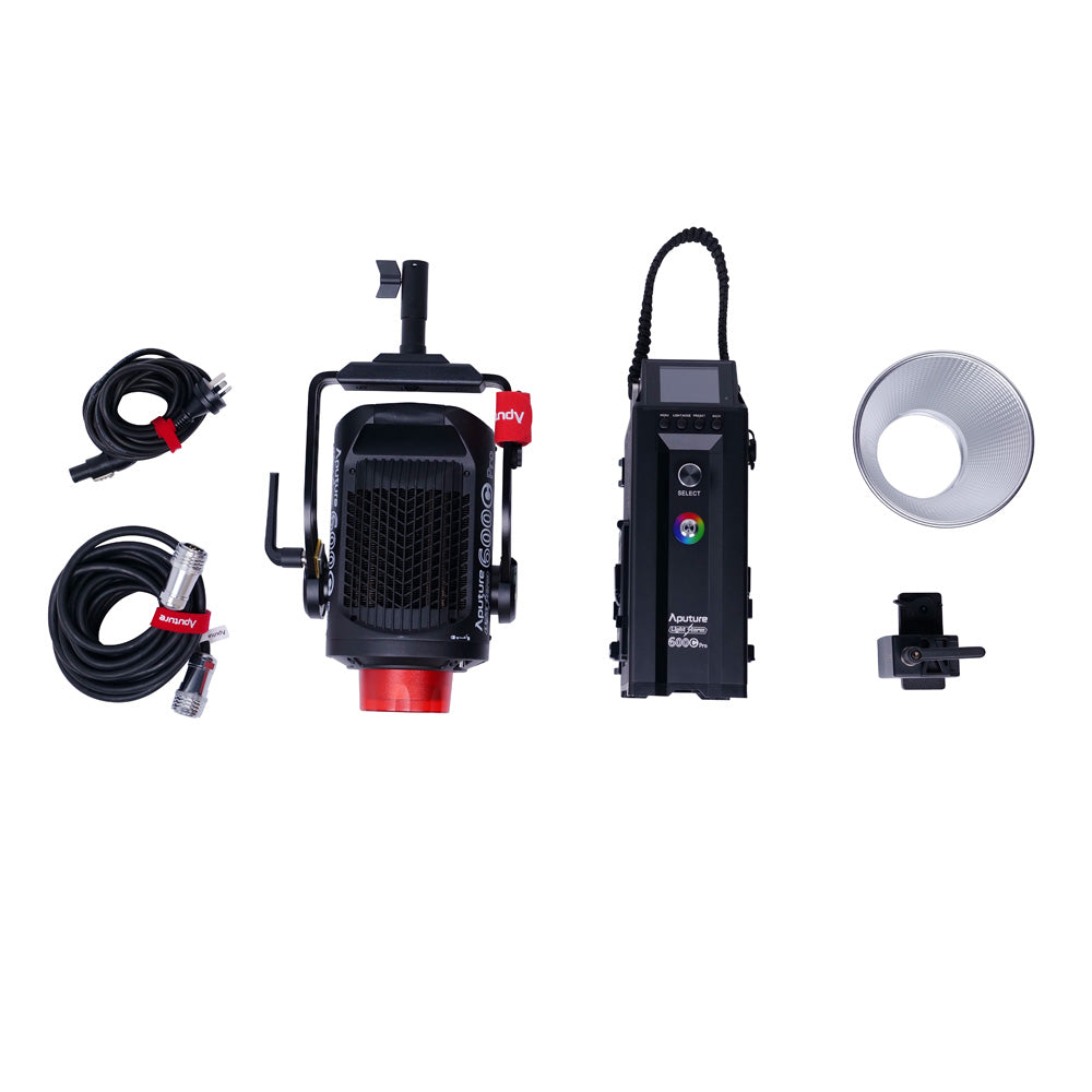 Aputure 600C Pro packing list