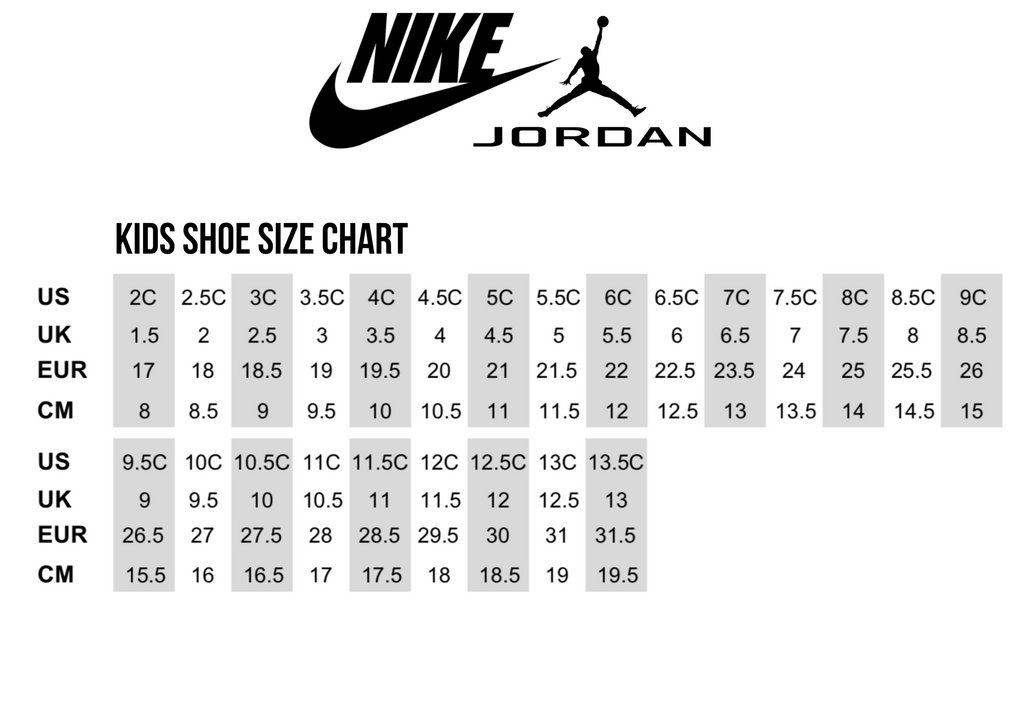 Fresneakers | Size Guide - Nike, Jordan, Yeezy, Adidas… – FRESNEAKERS